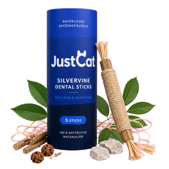 JustCat Silvervine Dental Sticks